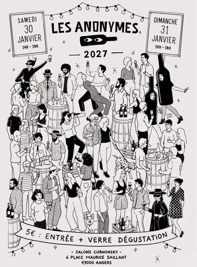 Affiche du salon Les Anonymes 2027